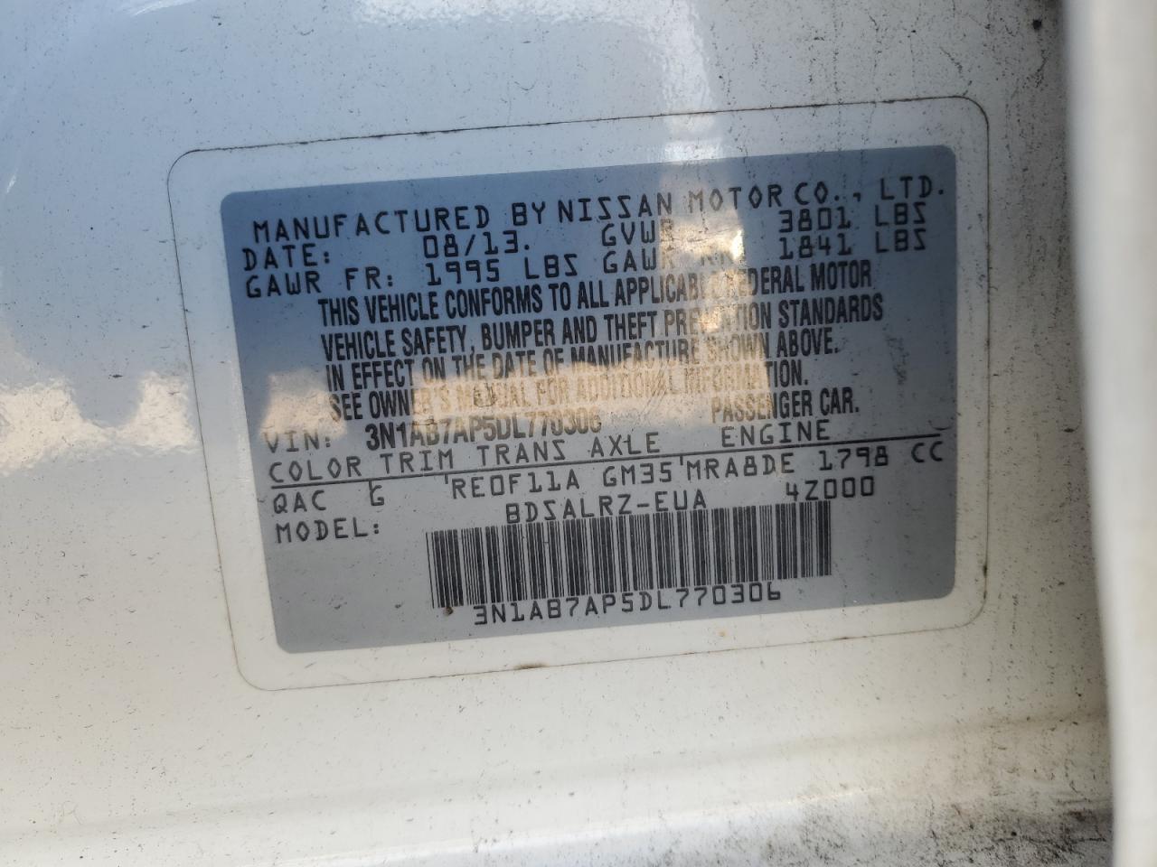 2013 Nissan Sentra - Image 15
