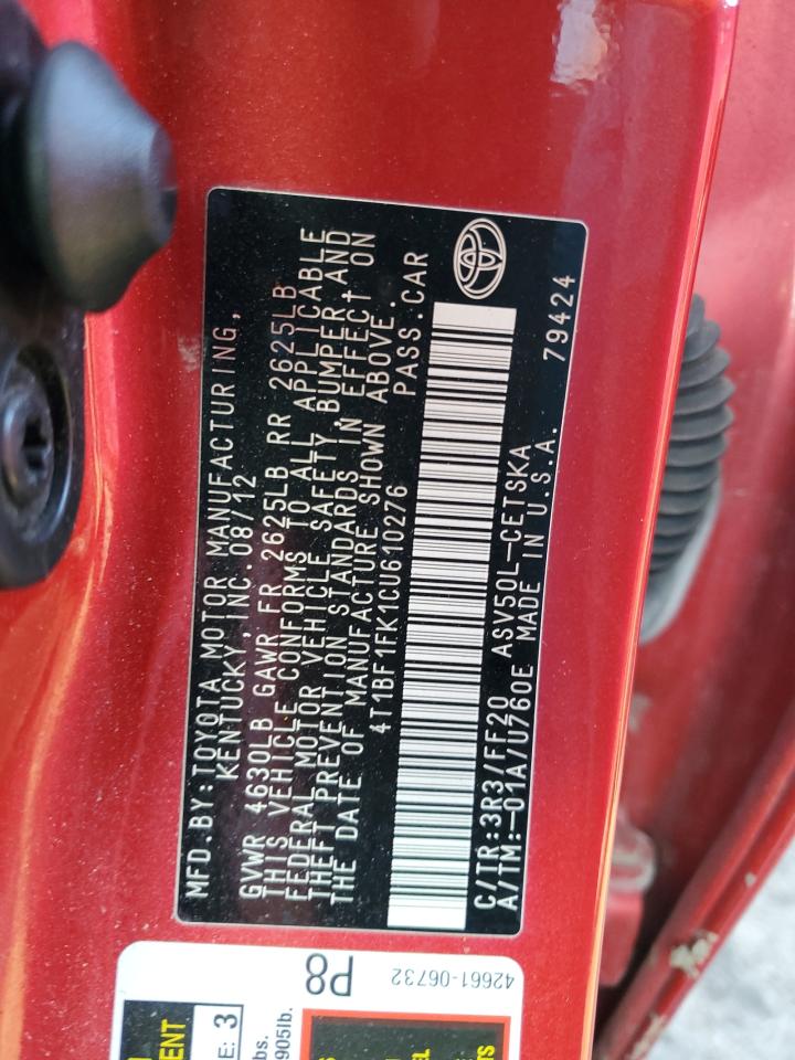 2012 Toyota Camry - Image 14