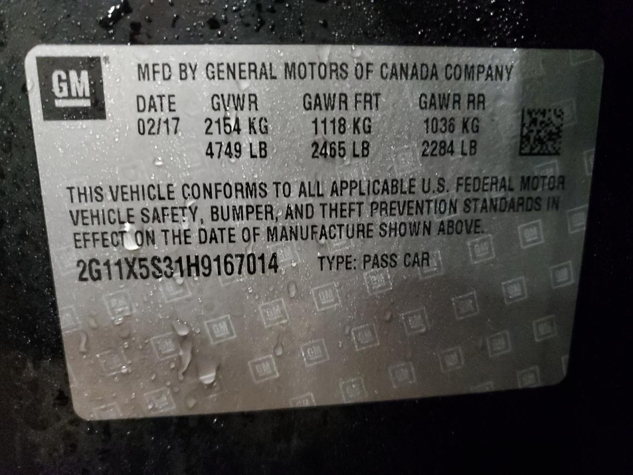 2017 Chevrolet Impala - Image 12