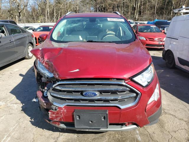 FORD ECOSPORT 2019 Czerwony