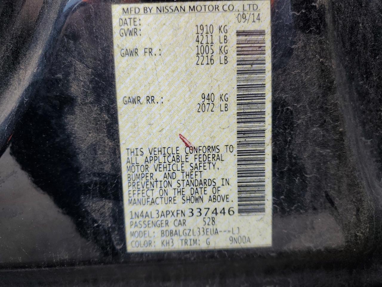 2015 Nissan Altima - Image 13