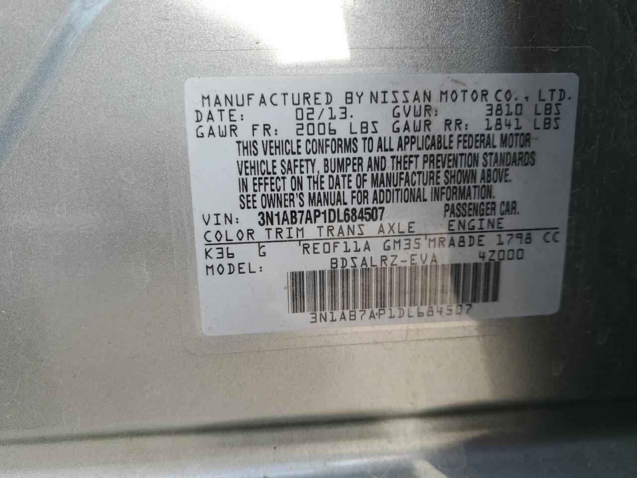 2013 Nissan Sentra - Image 12