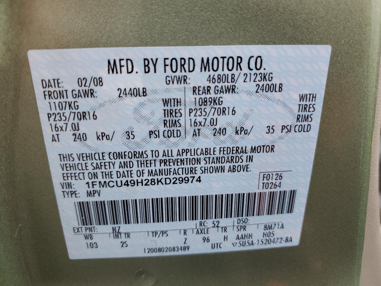 2008 Ford Escape - Image 12