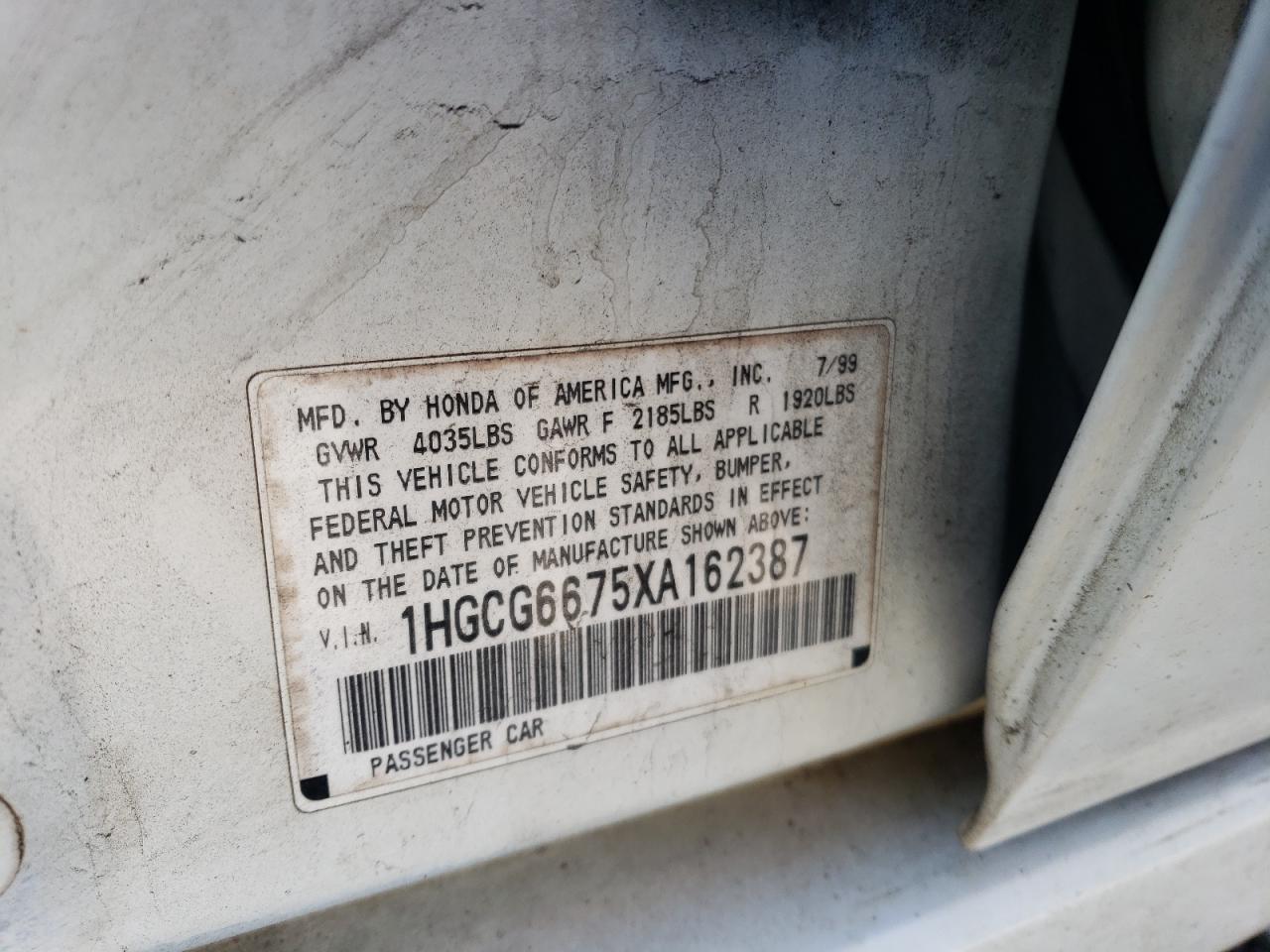1999 Honda Accord - Image 14