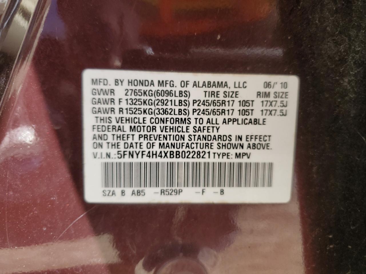 2011 Honda Pilot - Image 15