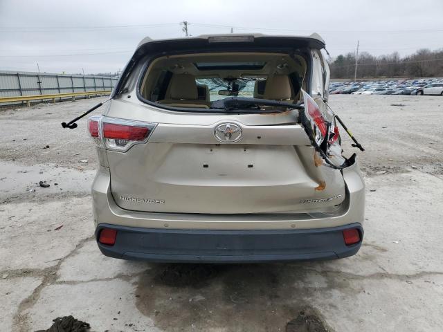  TOYOTA HIGHLANDER 2014 Złoty
