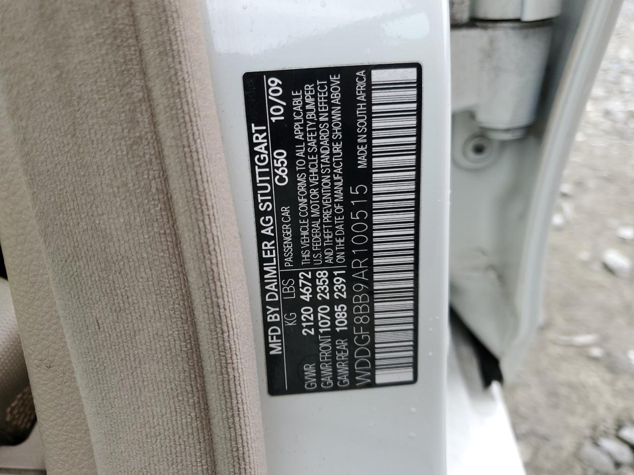 2010 Mercedes-Benz C-klasse - Image 12