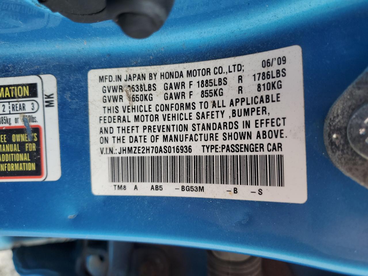 2010 Honda Insight - Image 12