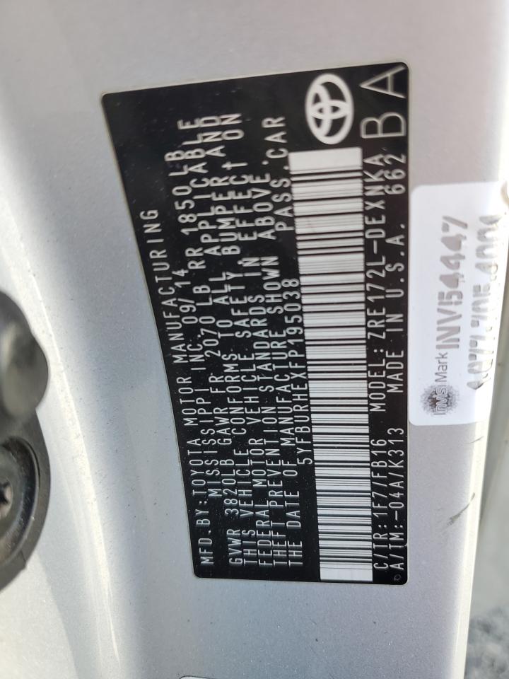 2015 Toyota Corolla - Image 12