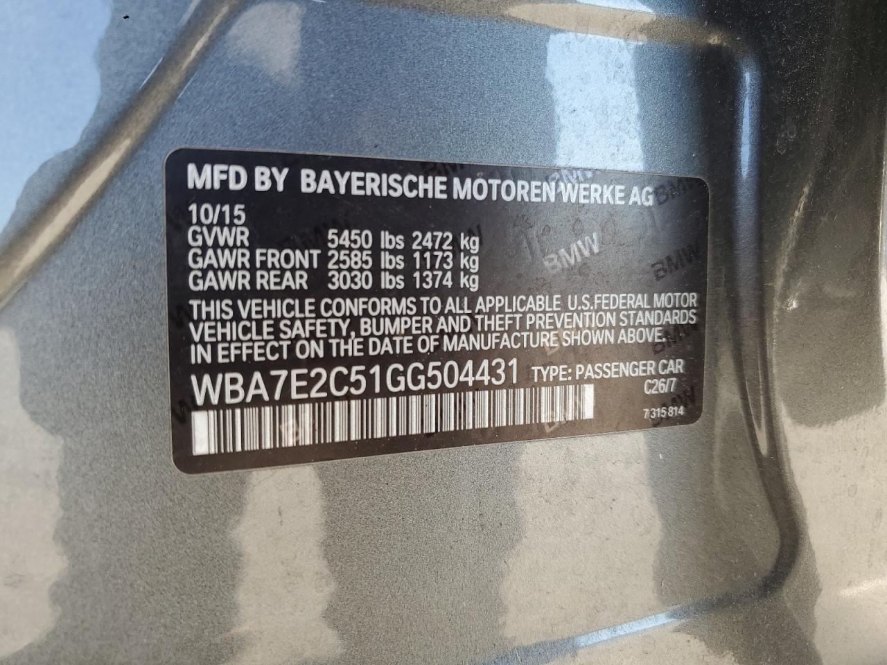 2016 BMW 7er - Image 12