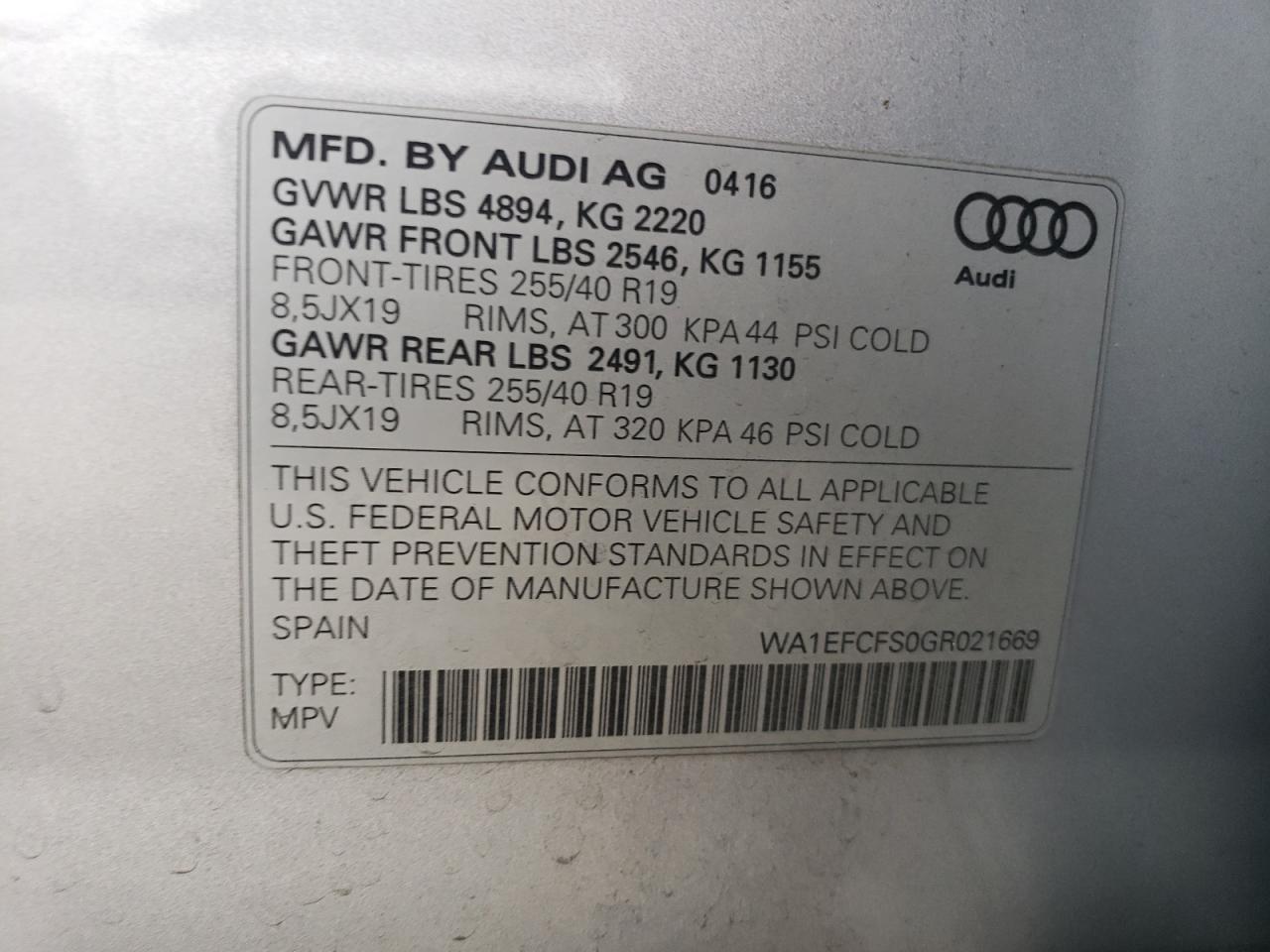 2016 Audi Q3 - Image 13