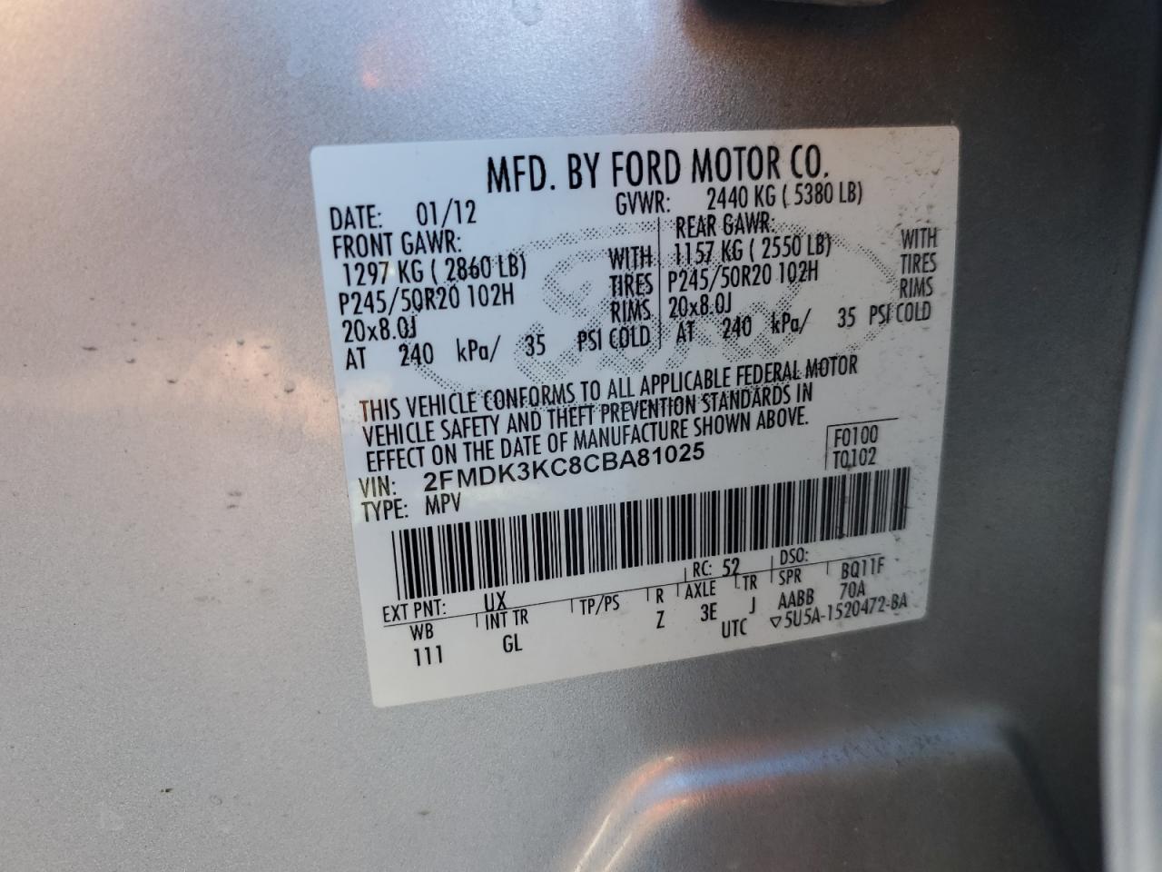 2012 Ford Edge - Image 13