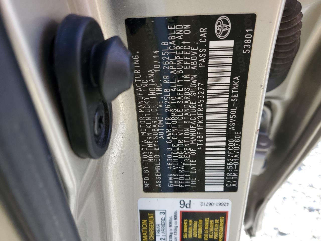 2015 Toyota Camry - Image 12