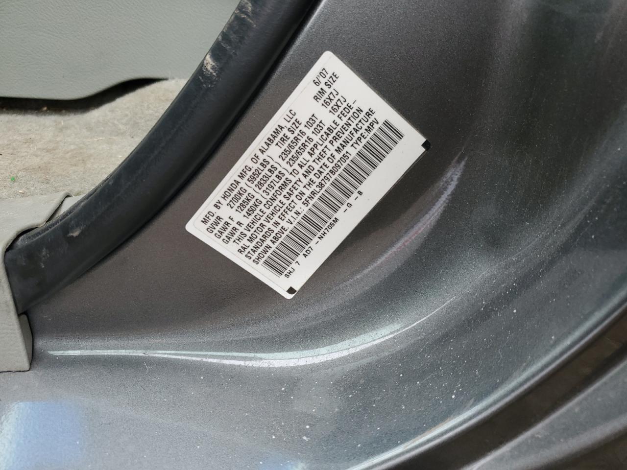 2007 Honda Odyssey - Image 13