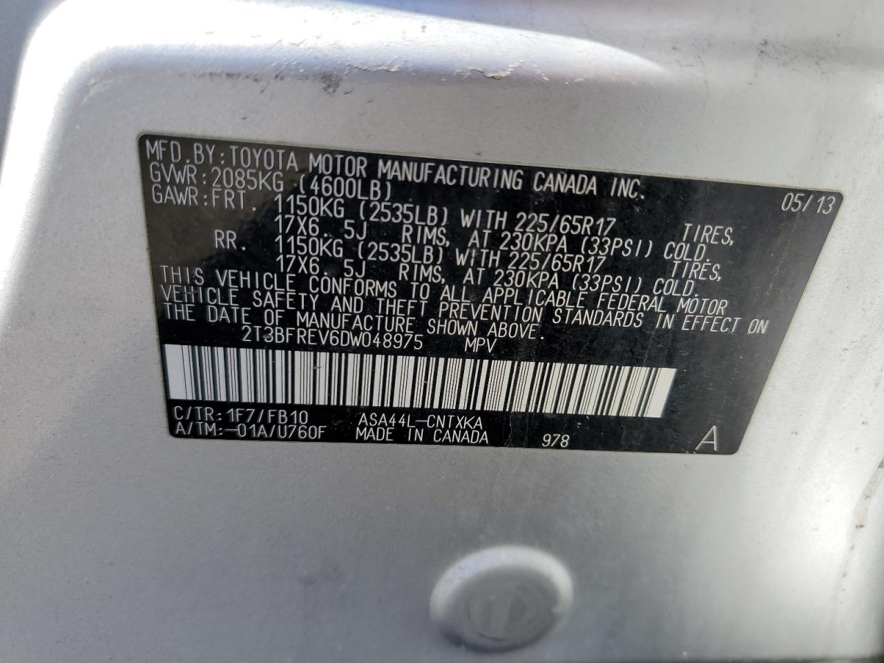 2013 Toyota RAV 4 - Image 12
