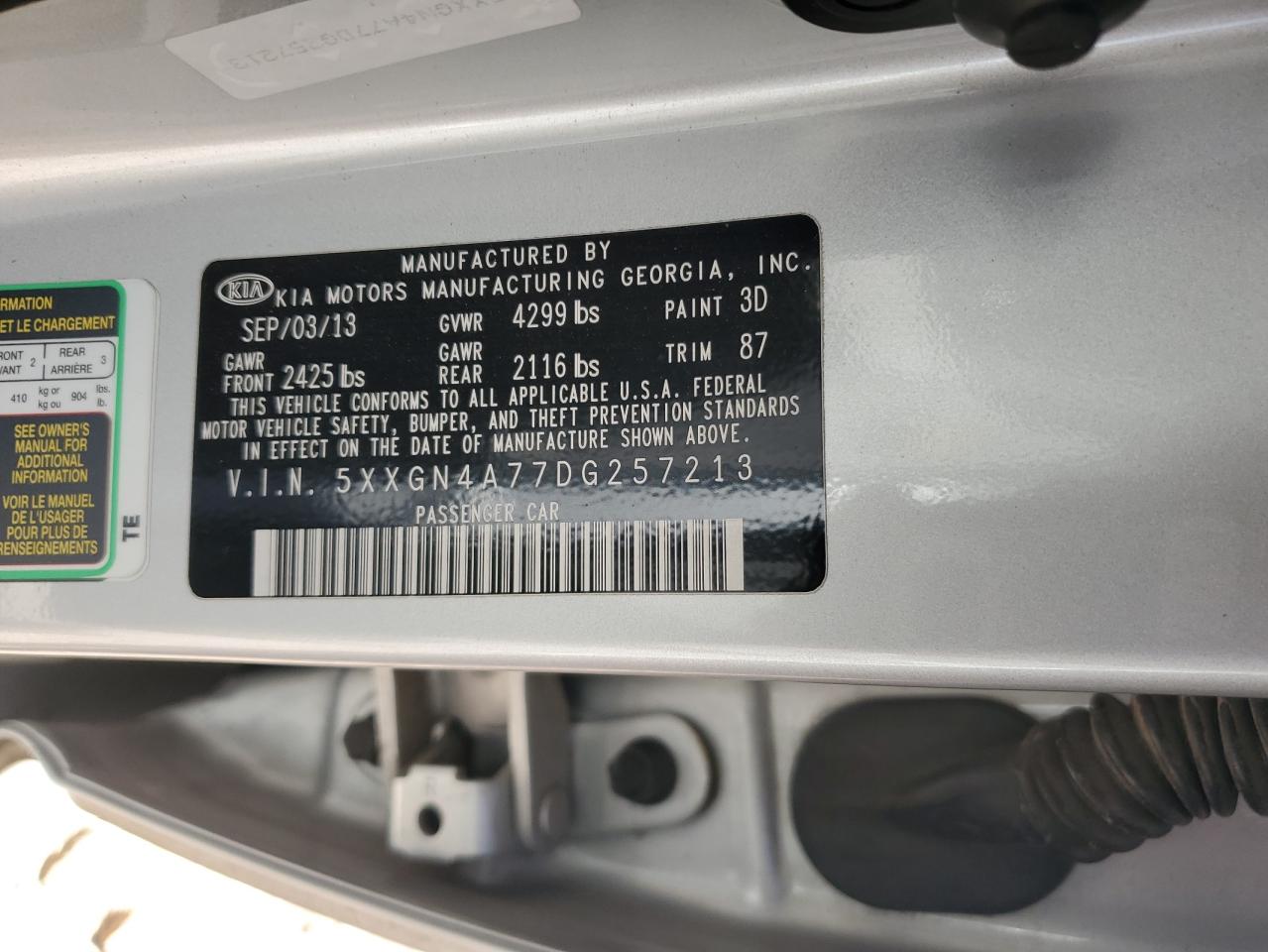 2013 Kia Optima - Image 13