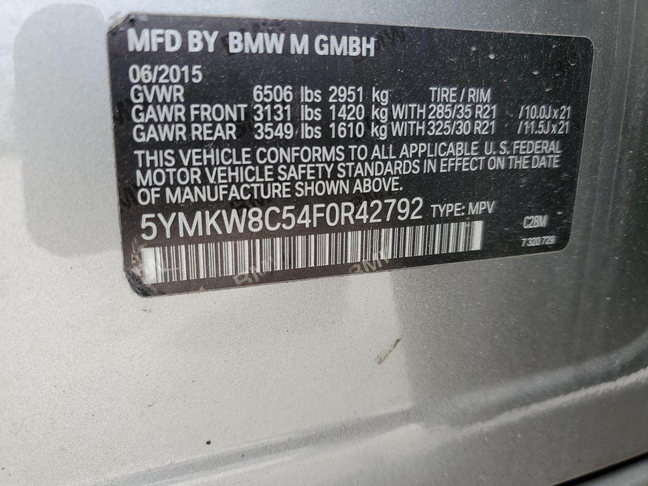 2015 BMW X6 - Image 13