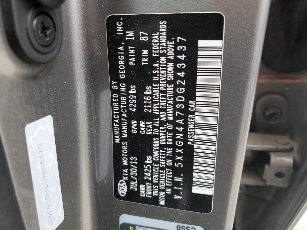 2013 Kia Optima - Image 12