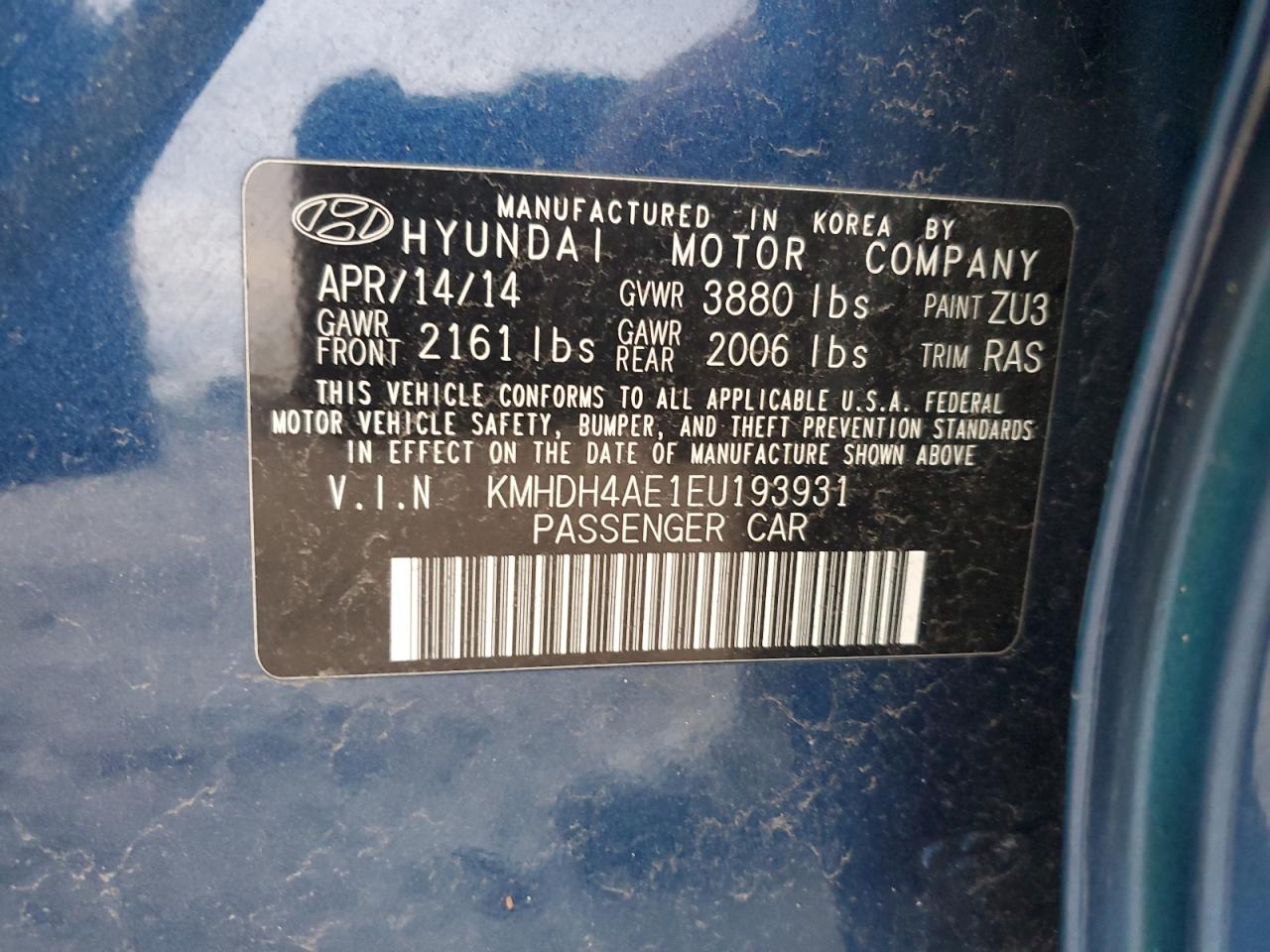 2014 Hyundai Elantra - Image 14