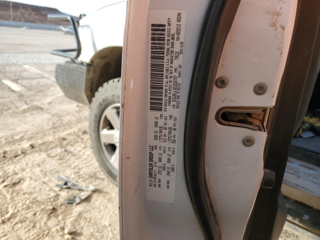 2014 RAM 2500 - Image 12