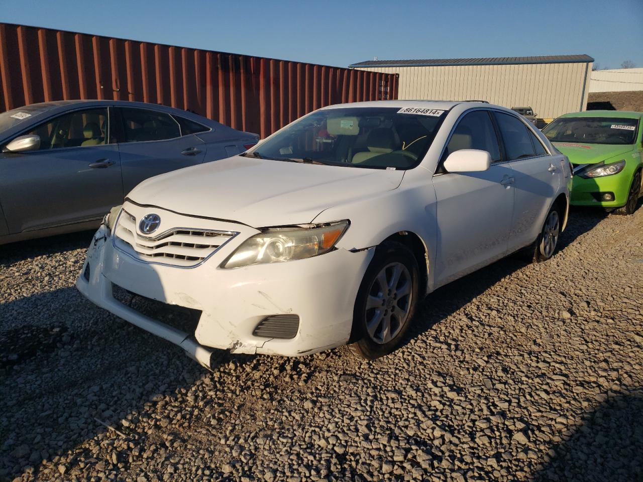 2010 Toyota Camry Base white sedan gas 4T1BF3EK5AU548276 photo #1