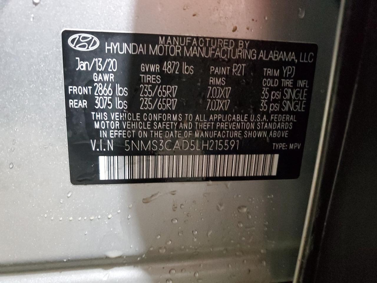 2020 Hyundai Santa Fe - Image 14