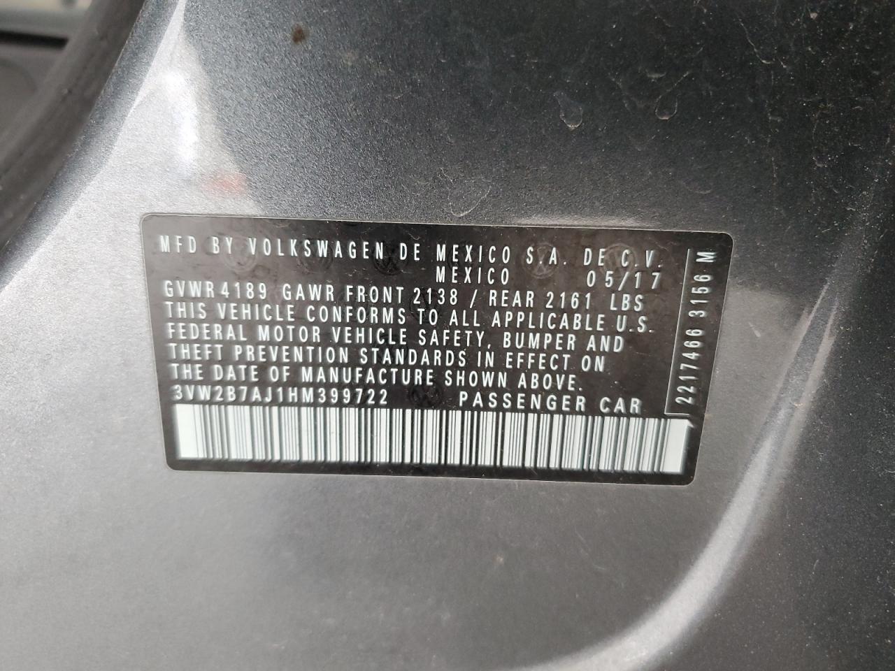 2017 Volkswagen Jetta - Image 12