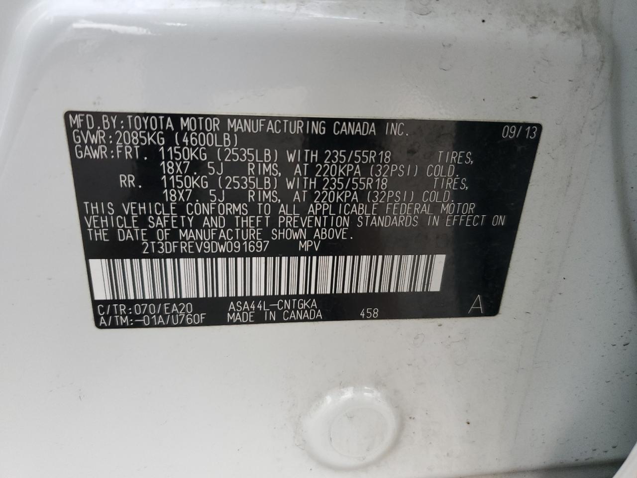 2013 Toyota RAV 4 - Image 13