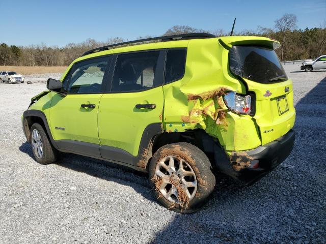  JEEP RENEGADE 2018 Green
