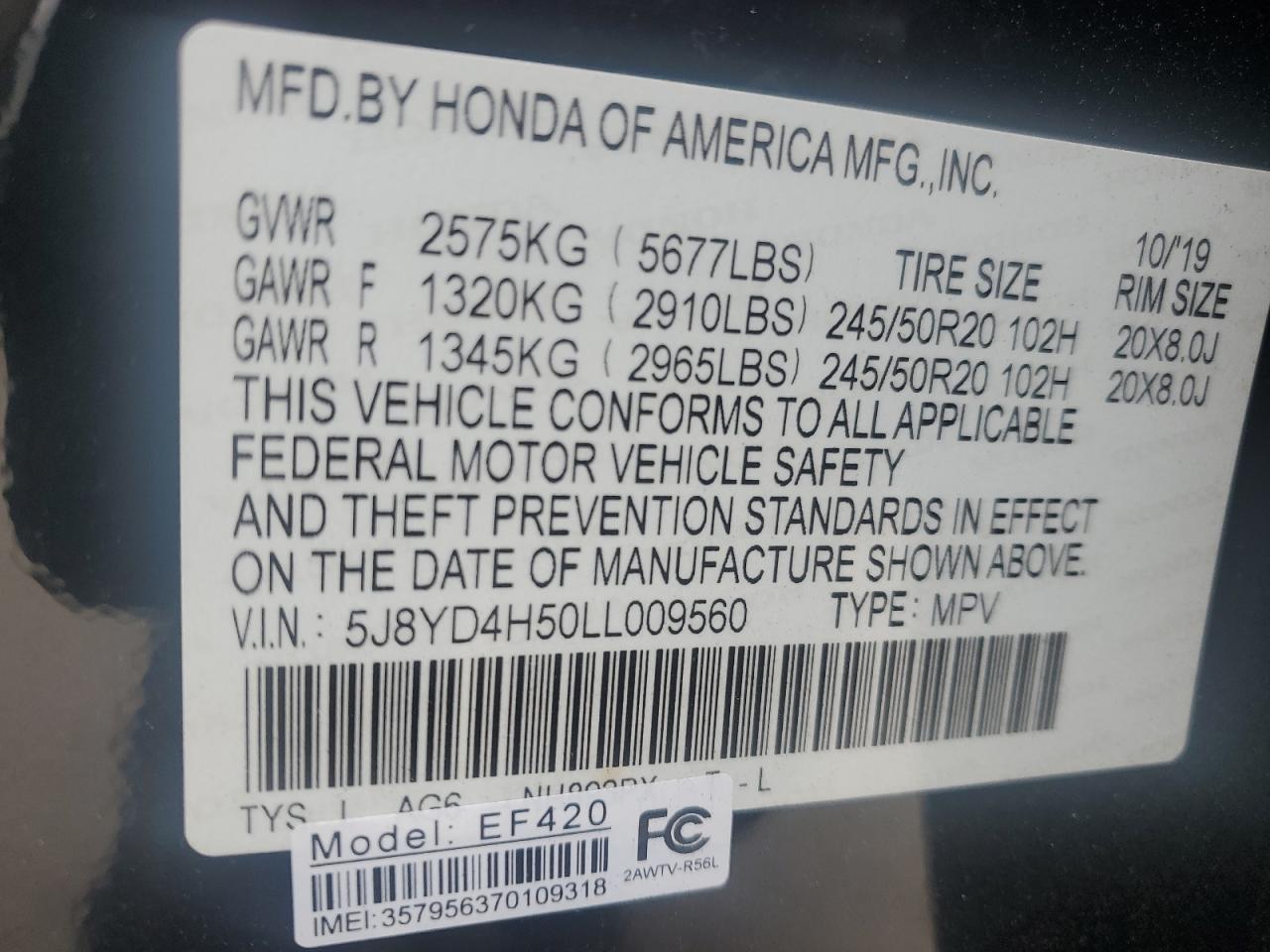 2020 Acura MDX - Image 14