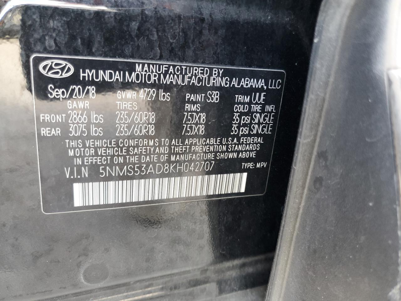 2019 Hyundai Santa Fe - Image 14
