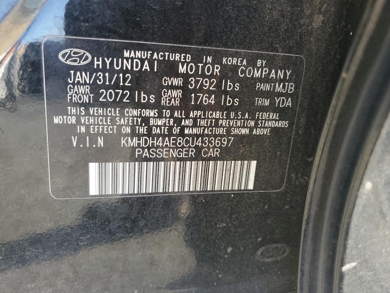2012 Hyundai Elantra - Image 12