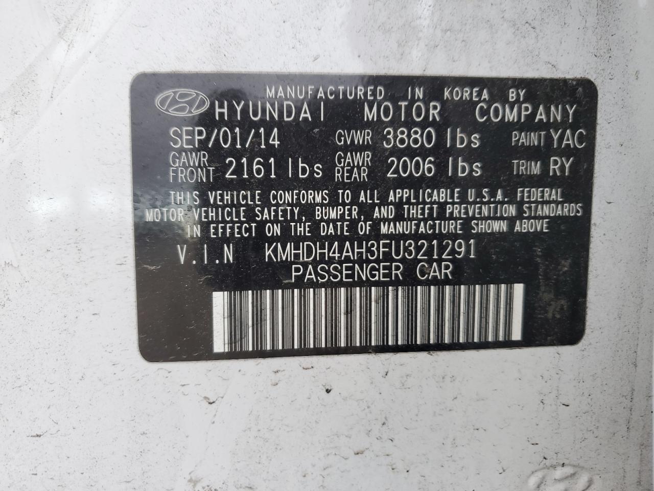 2015 Hyundai Elantra - Image 12