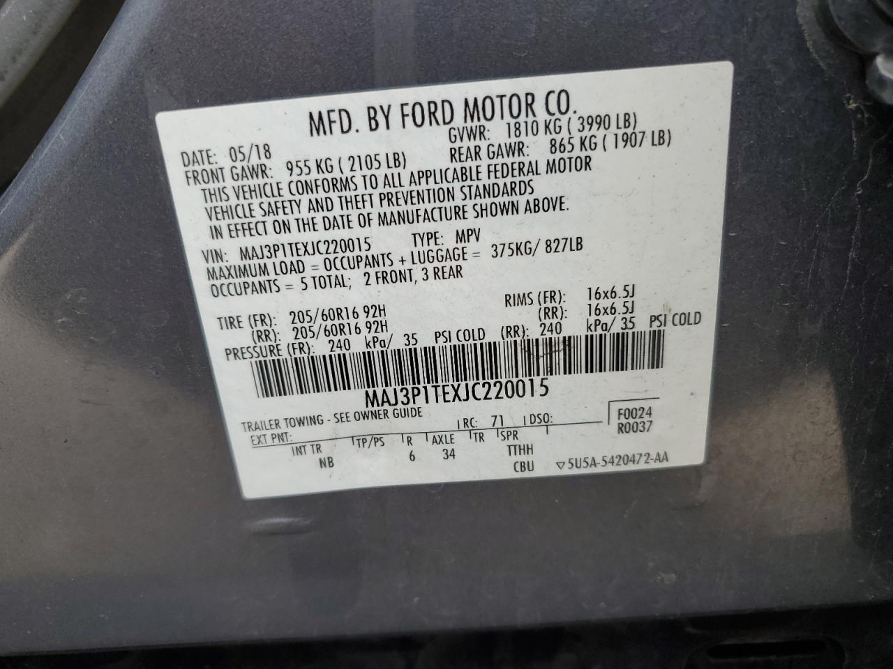 2018 Ford EcoSport - Image 14