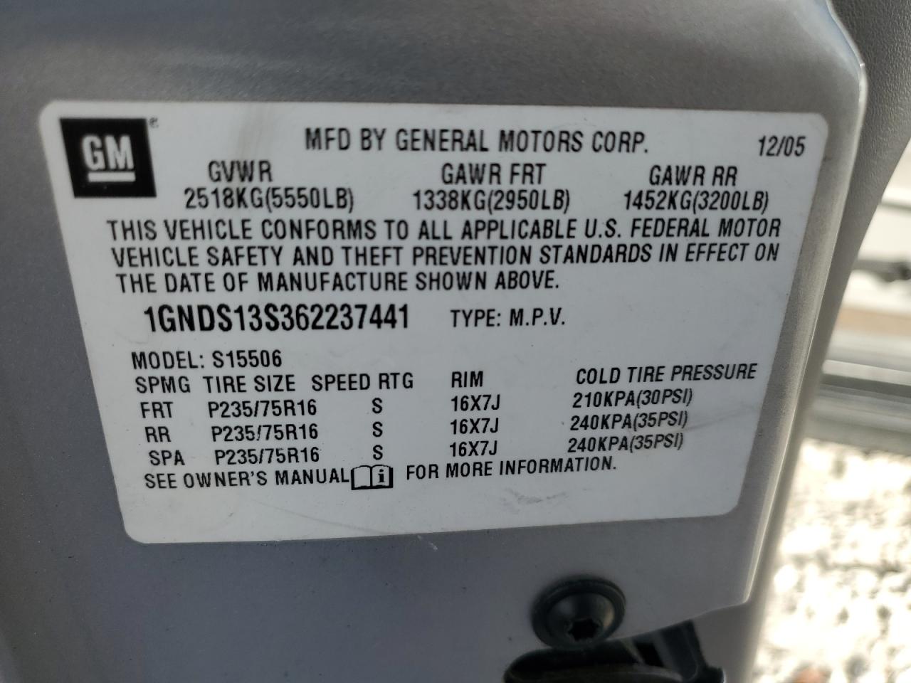 2006 Chevrolet TrailBlazer - Image 13