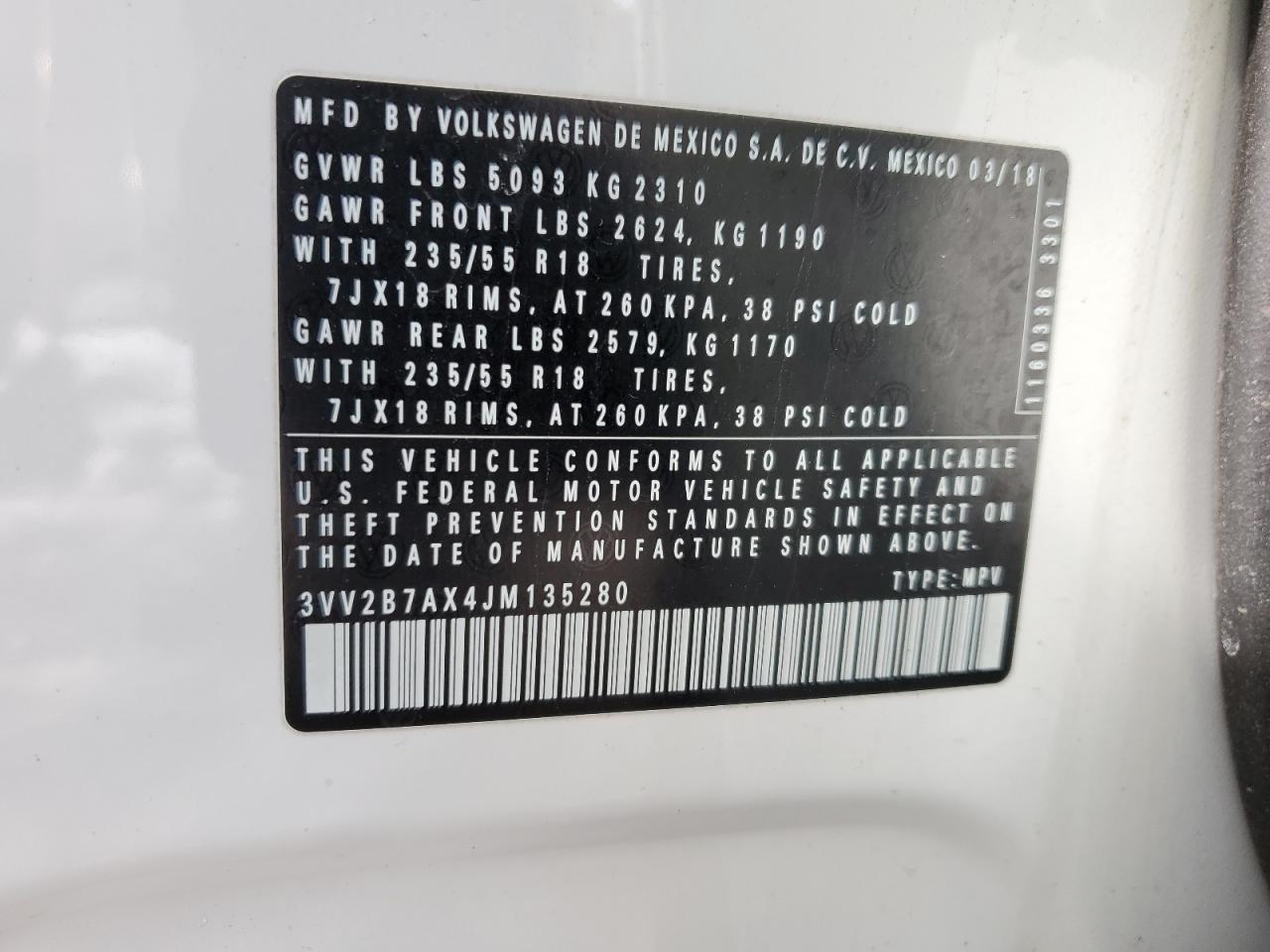 2018 Volkswagen Tiguan - Image 14
