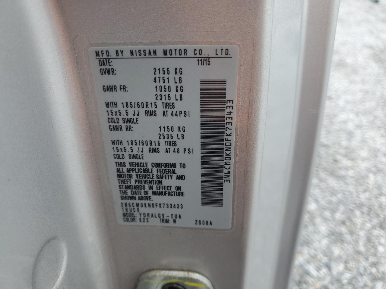 2015 Nissan NV - Image 13