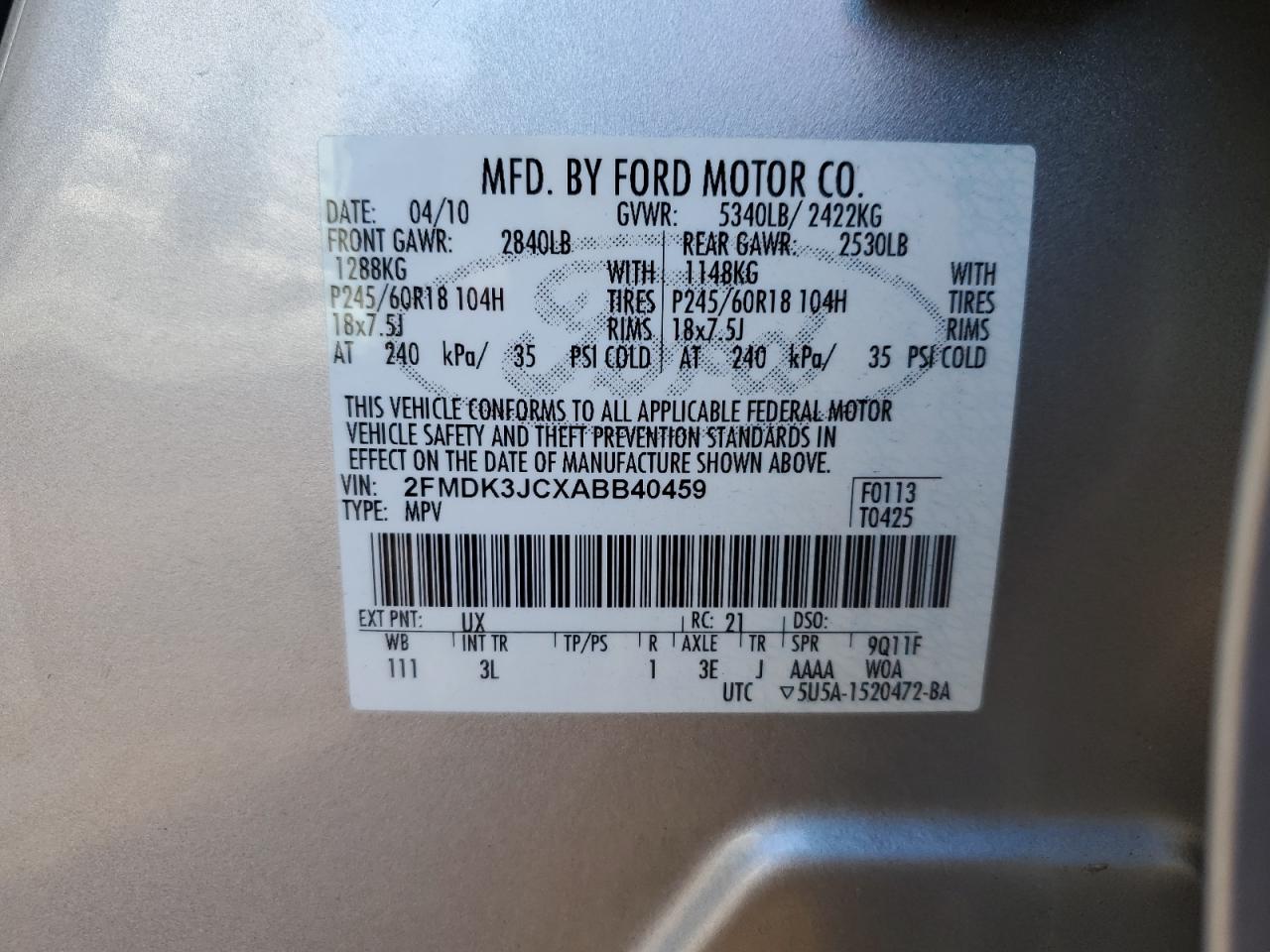 2010 Ford Edge - Image 15