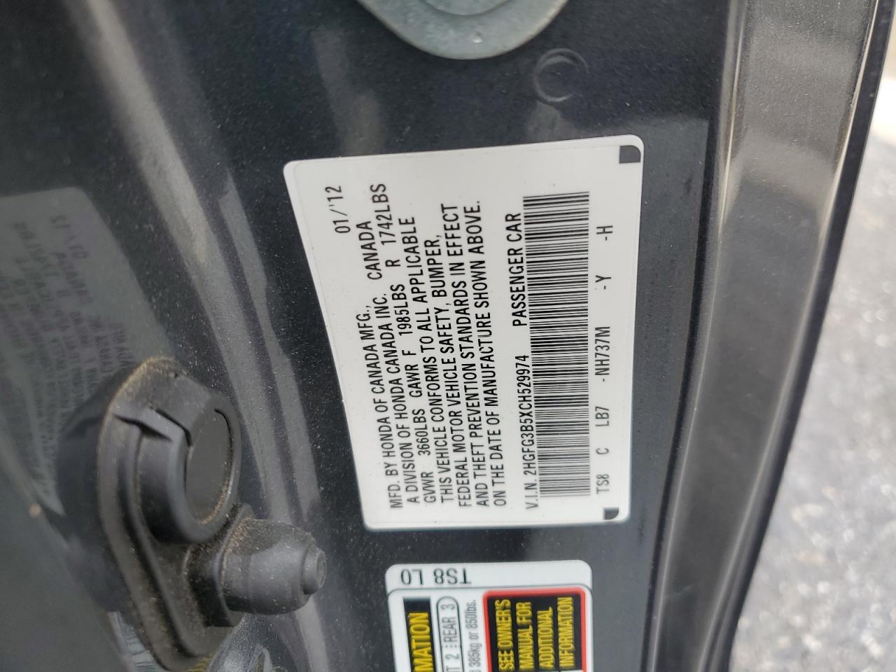 2012 Honda Civic - Image 12