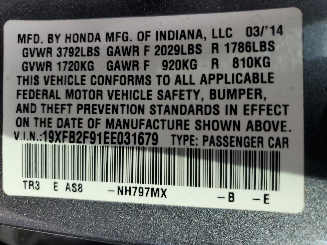 2014 Honda Civic - Image 12