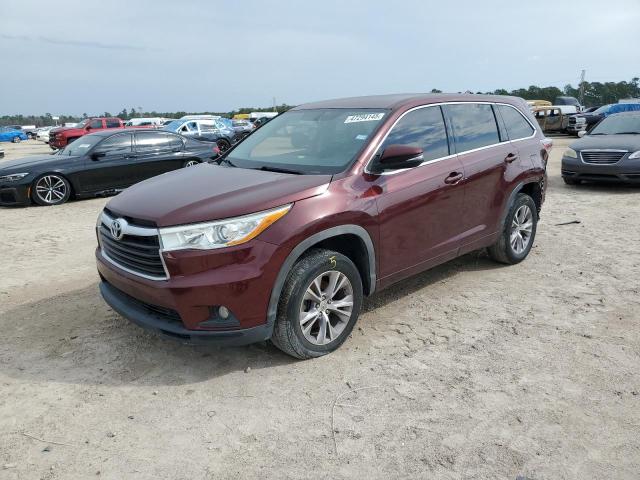 2015 Toyota Highlander Le en Venta en Houston, TX - Rear End