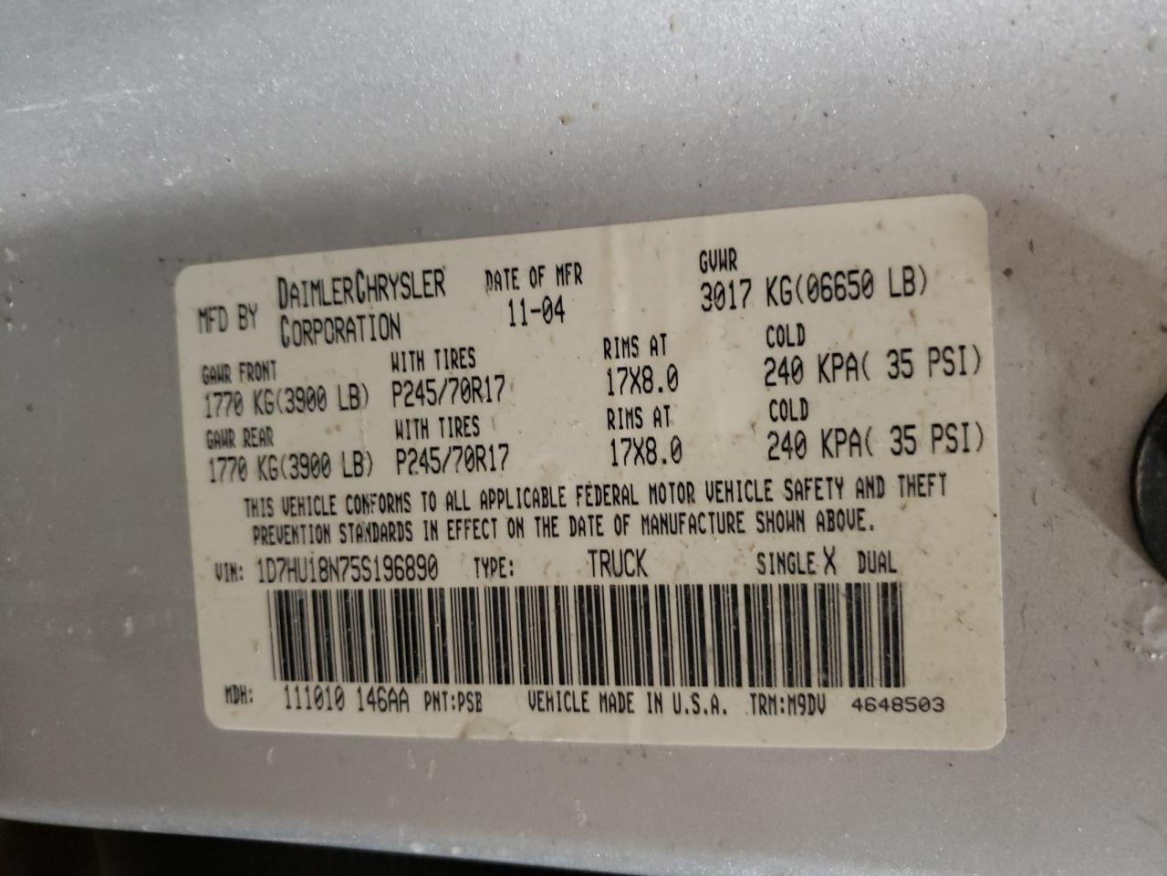 2005 Dodge RAM - Image 12