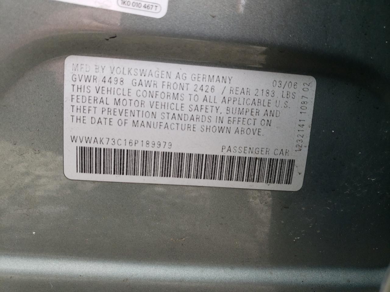 2006 Volkswagen Passat - Image 12