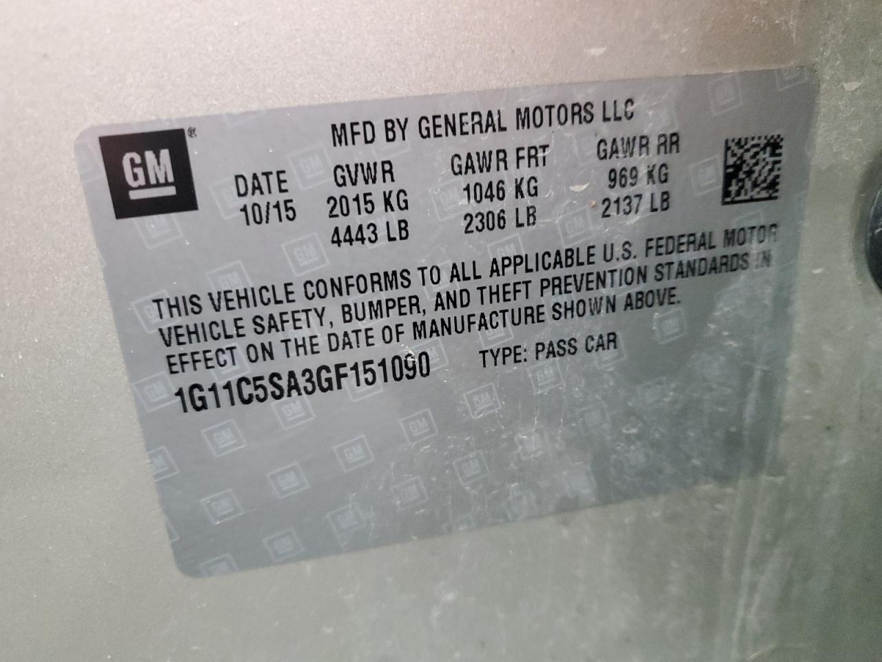 2016 Chevrolet Malibu - Image 14