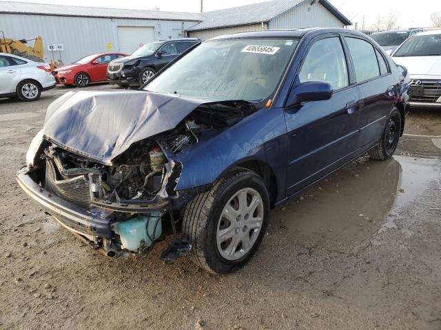 2003 Honda Civic Ex zu verkaufen in Pekin, IL - Front End