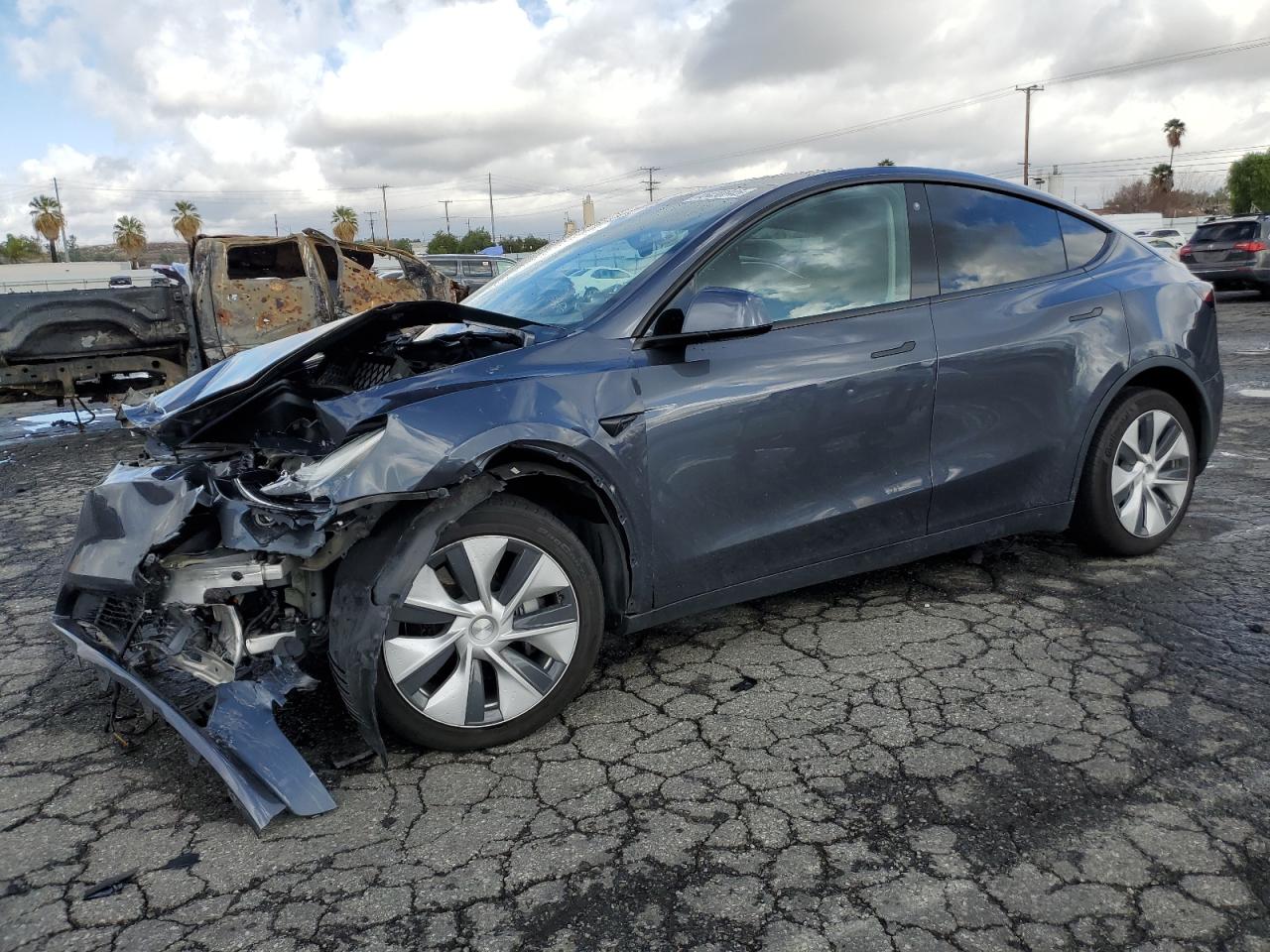 2021 Tesla Model Y на продаже в Colton, CA - Front End
