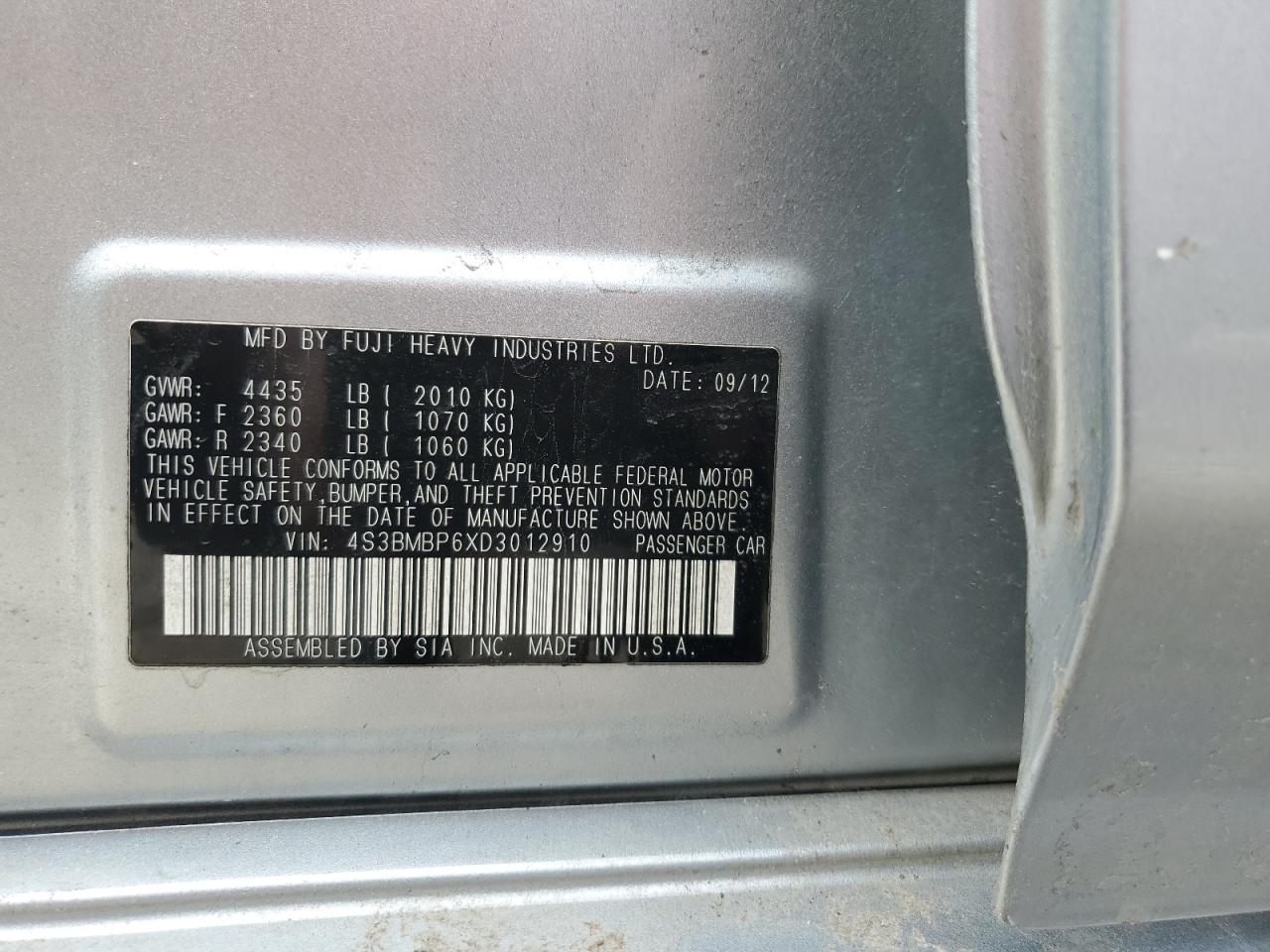 2013 Subaru Legacy - Image 12