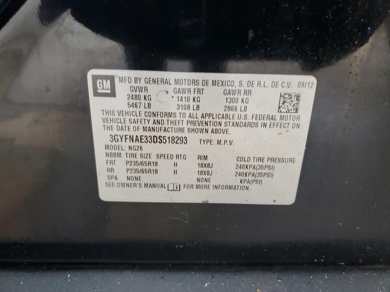 2013 Cadillac SRX - Image 13