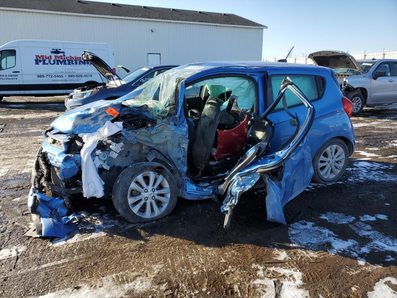 2017 Chevrolet Spark 1Lt продається в Portland, MI - Biohazard/Chemical