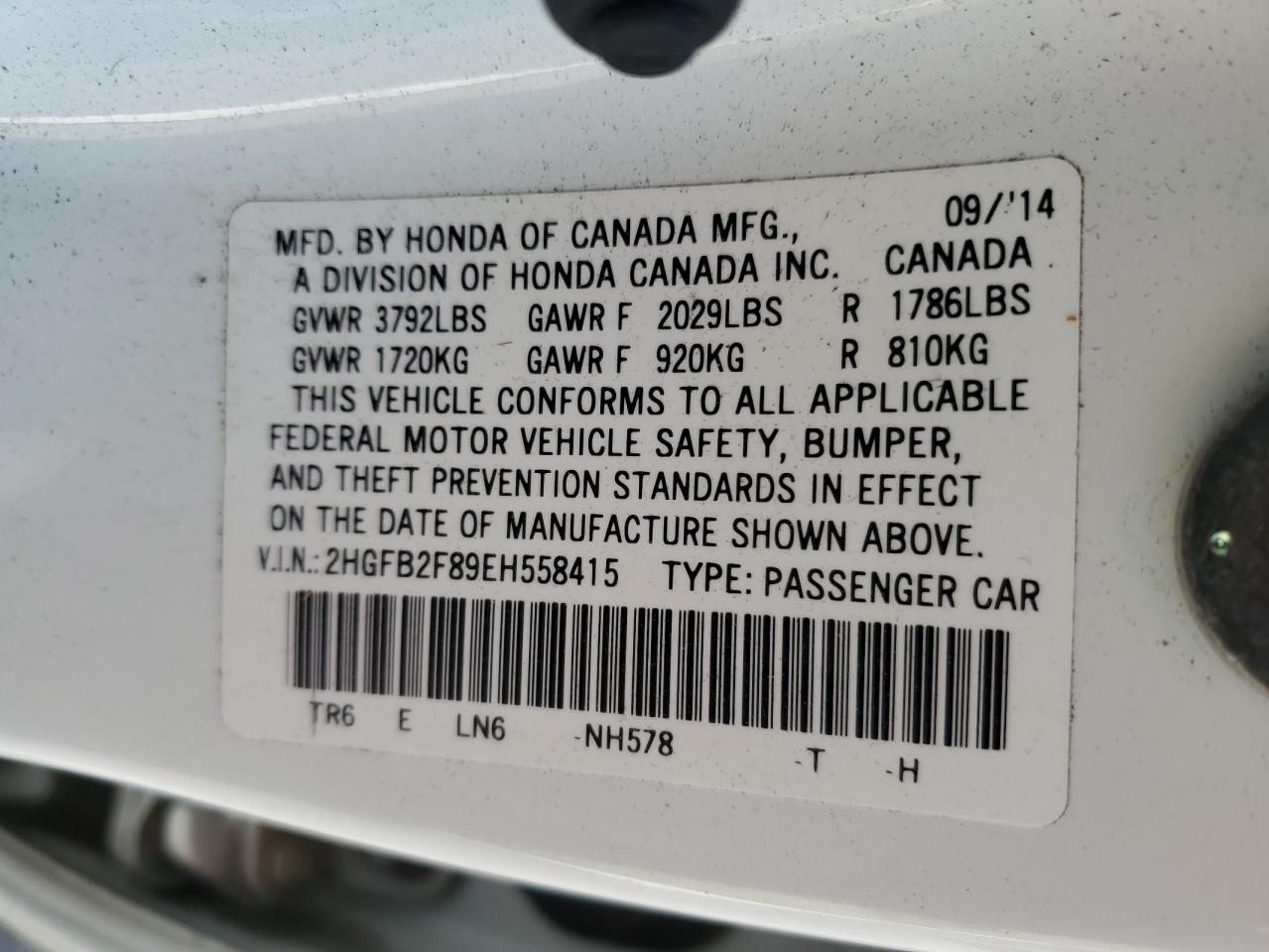 2014 Honda Civic - Image 13